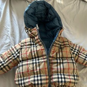 Toddler reversible Burberry Jacket